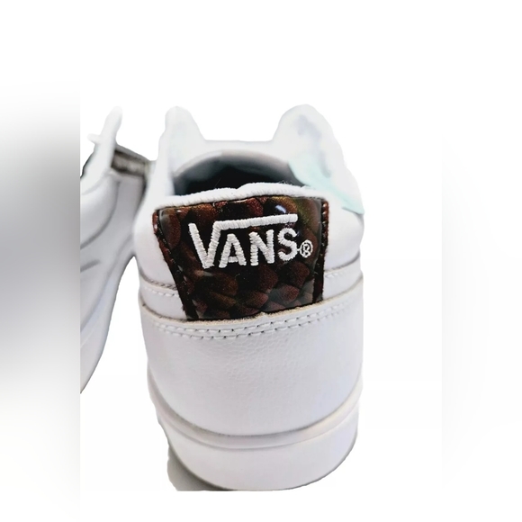 Vans Lowland Cc Big Reptile White/Brown Leather Unisex Sneakers 11 Men/12.5 Wn'S - Picture 11 of 13
